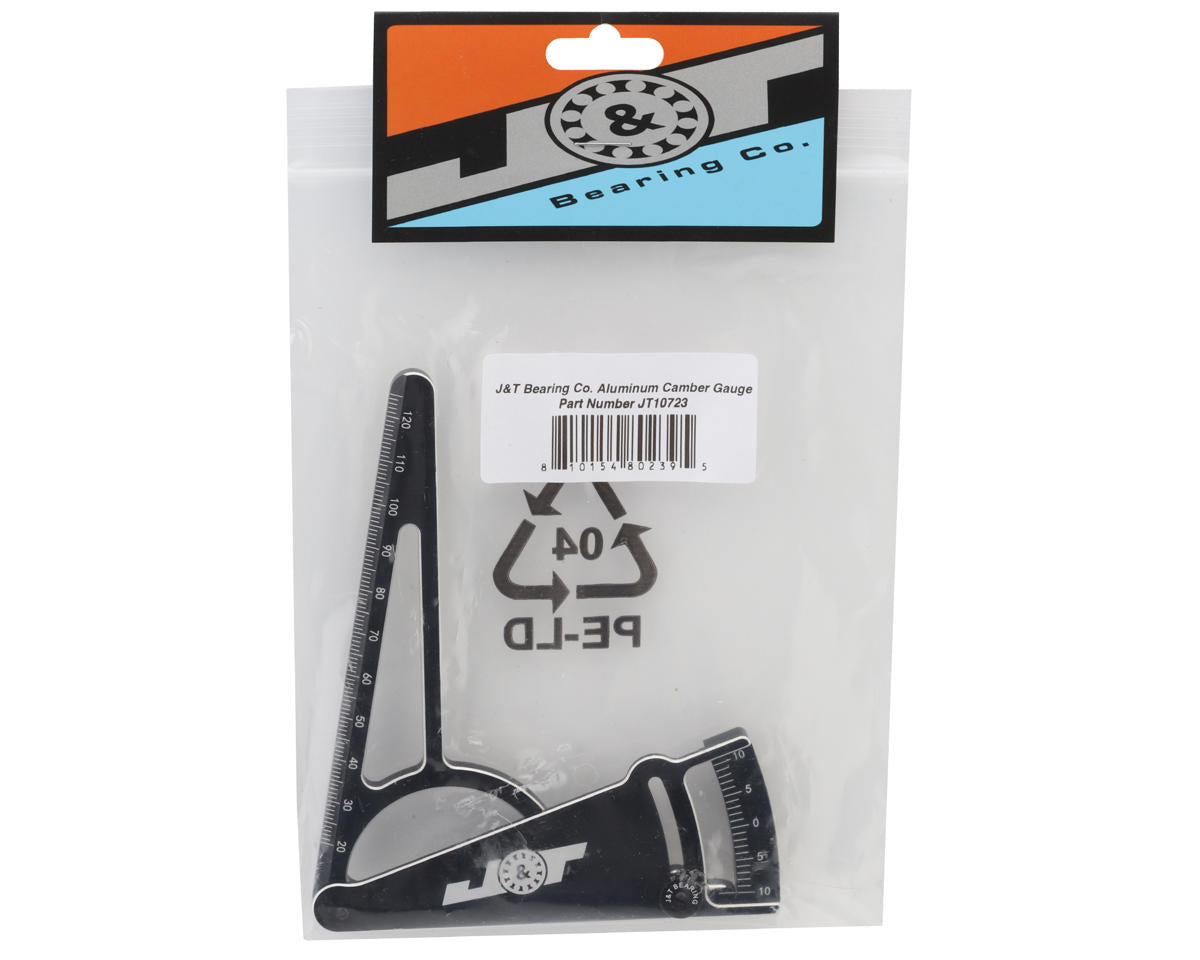 J&T Bearing Co. Aluminum Camber Gauge (120mm Tall)
