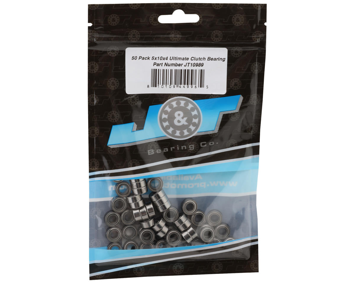 J&T Bearing Co. 5x10x4mm Ultimate Clutch Bearings (50)