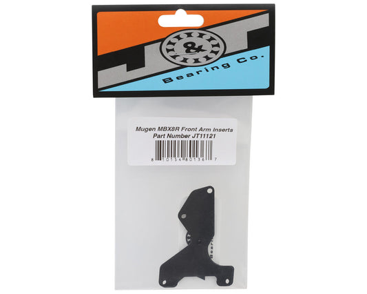 J&T Bearing Co. Mugen MBX8R Carbon Fiber Front Arm Inserts (2)