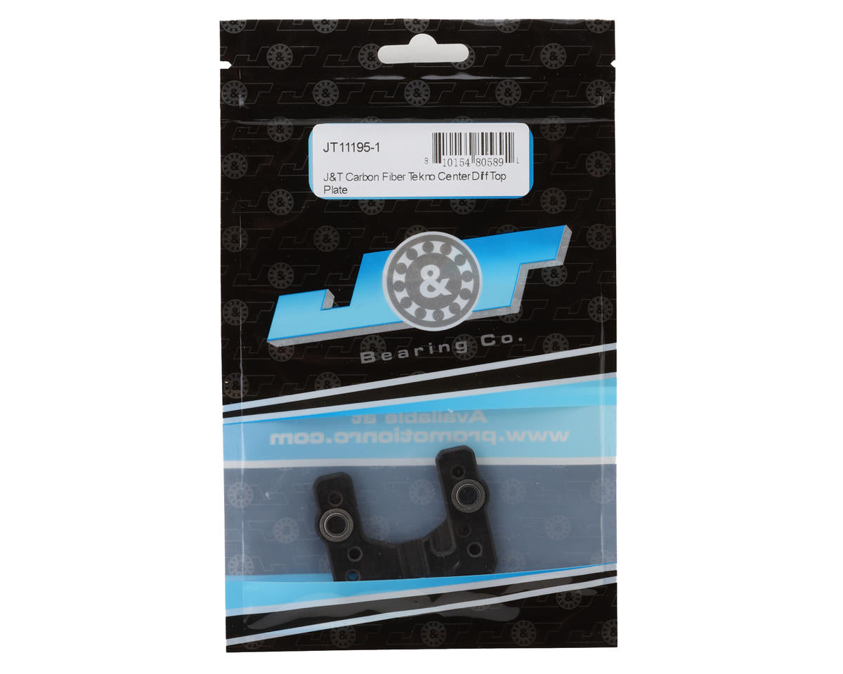 J&T Bearing Co. Tekno NB48 2.2 Carbon Fiber Center Differential Top Plate