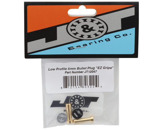 J&T Bearing Co. Low Profile 5mm Bullet Plug "EZ Grips" (2)