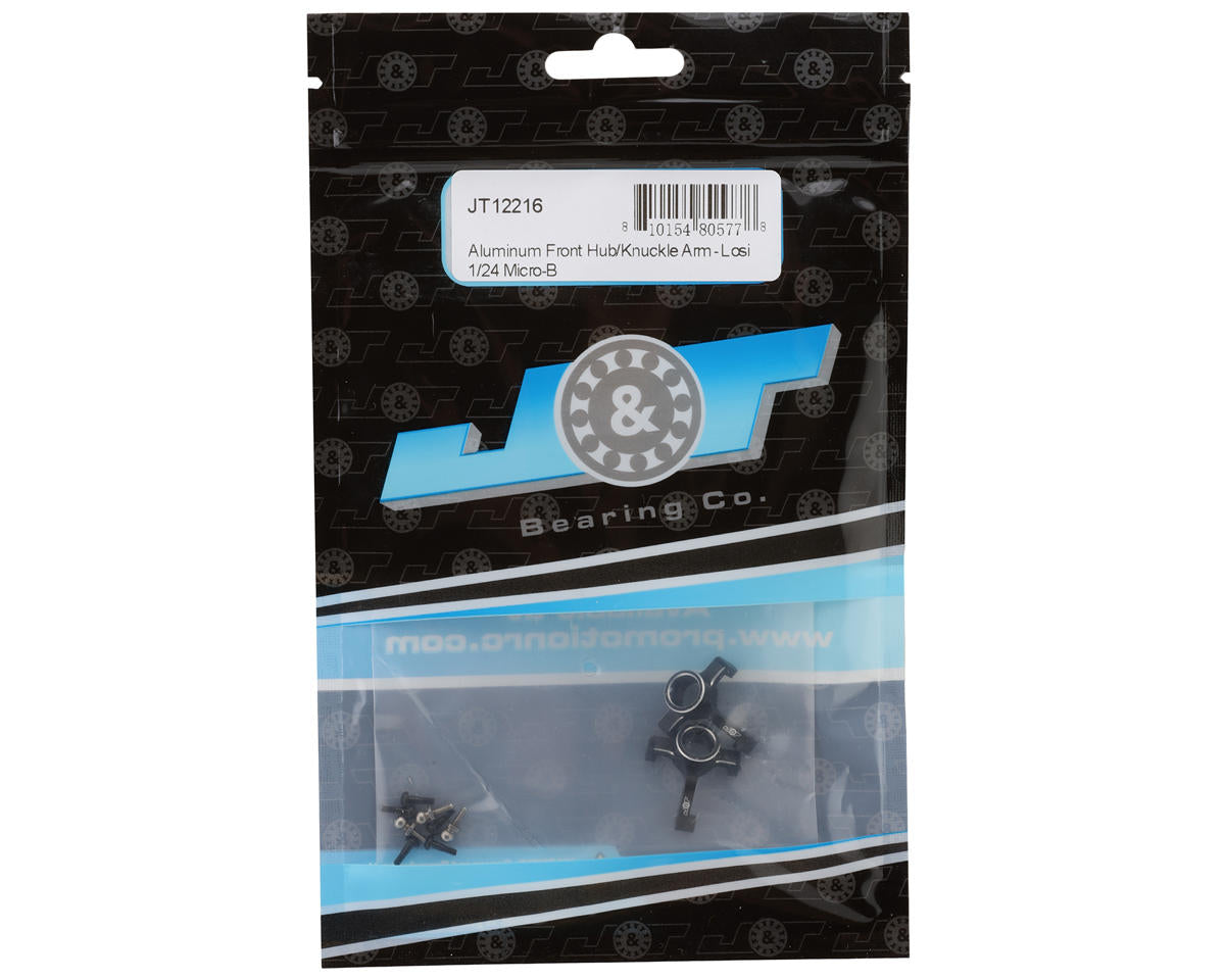 J&T Bearing Co. Losi® 1/24 Micro-B/T™ Aluminum Front Hub/Knuckle Arm Set