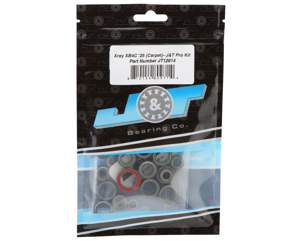 J&T Bearing Co. Xray XB4C '25 Carpet Ball Bearings Kit (Pro Kit)