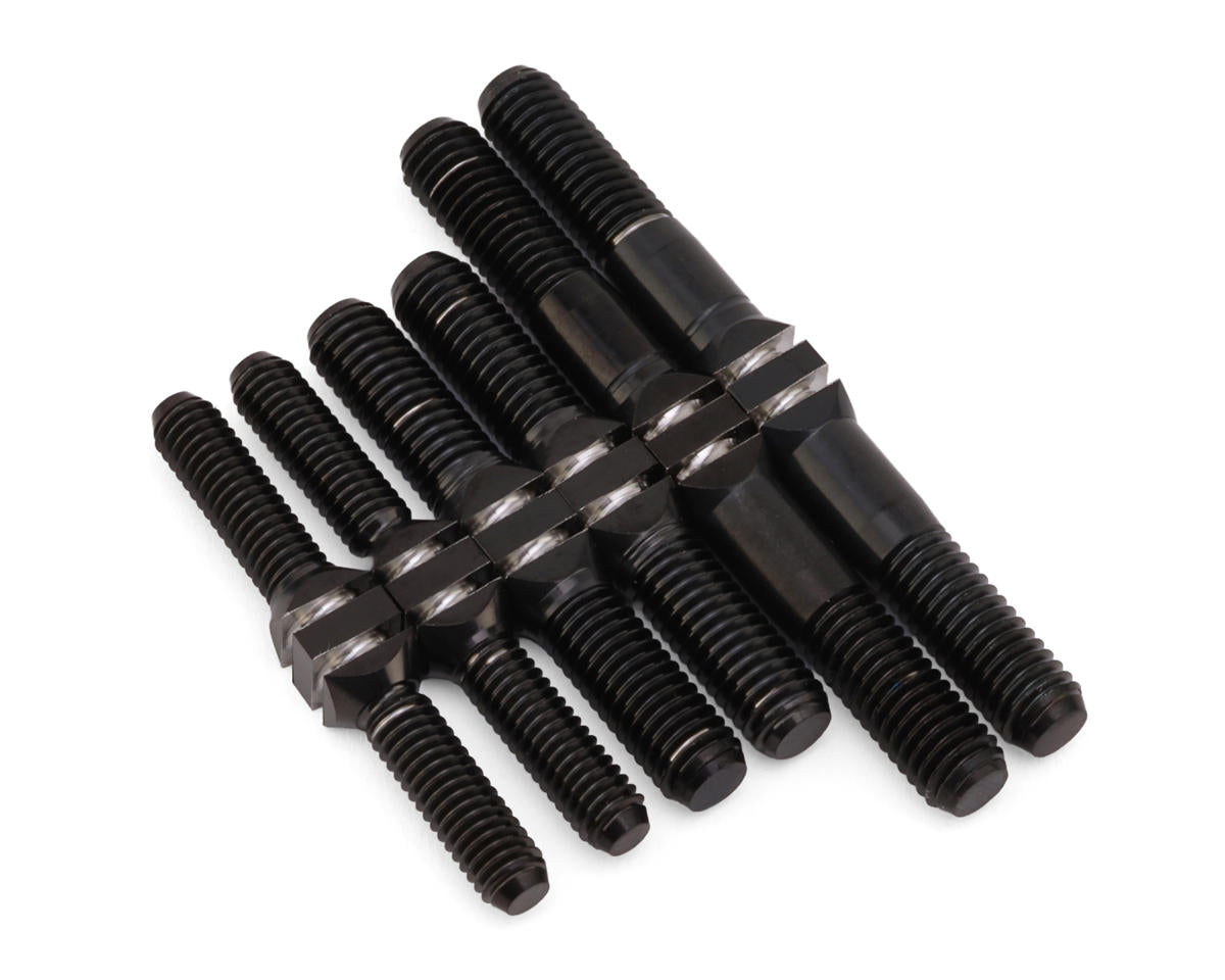 J&T Bearing Co. HongNor X5B Titanium "Milled" Turnbuckles Set (Black)