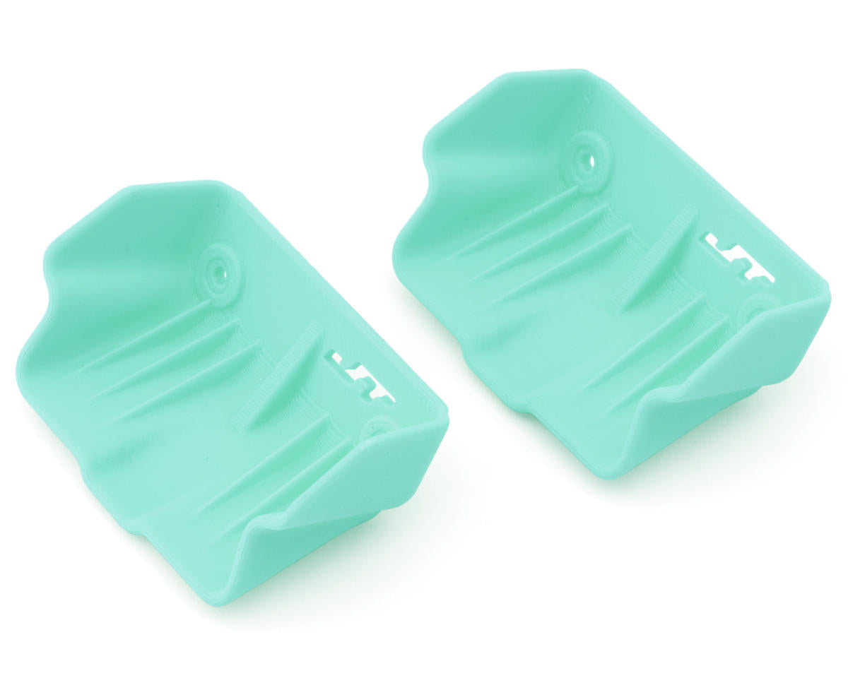 J&T Bearing Co. Tekno RC Aerovex 1/8 Truggy Front Nose Wings (Teal) (2)