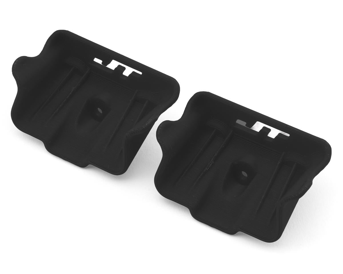 J&T Bearing Co. Team Associated Aerovex 1/8 Buggy Front Nose Wings (Black) (2)