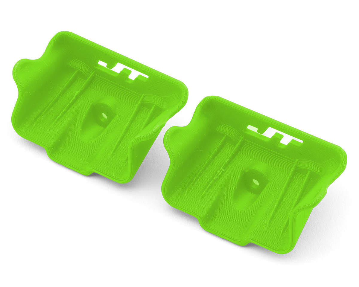 J&T Bearing Co. Team Associated Aerovex 1/8 Buggy Front Nose Wings (Green) (2)