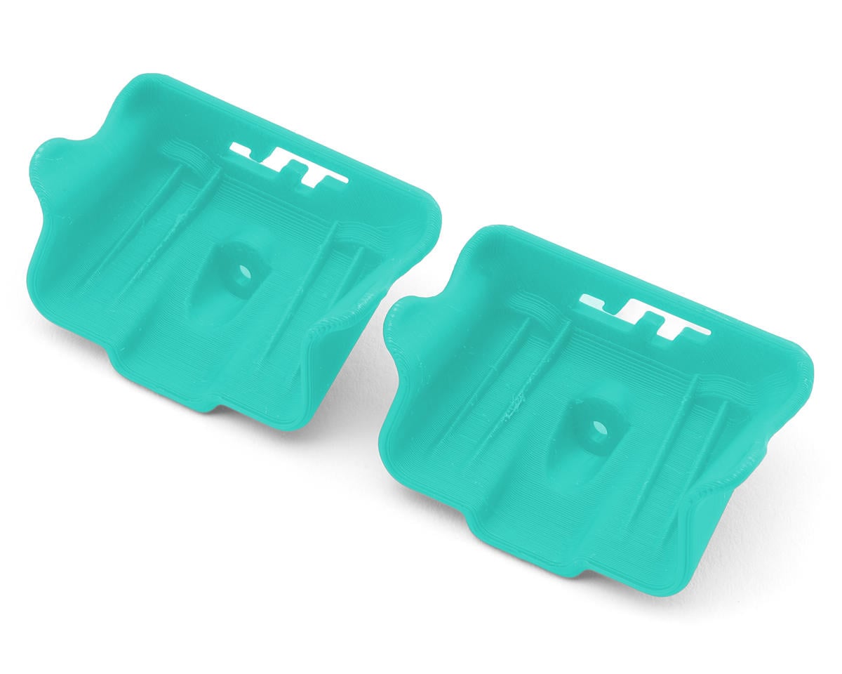 J&T Bearing Co. Team Associated Aerovex 1/8 Buggy Front Nose Wings (Teal) (2)