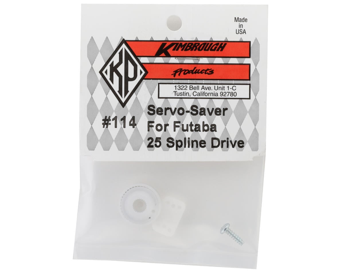 Kimbrough 25 Spline Servo Saver for Futaba/Thunder Tiger Servos (1)
