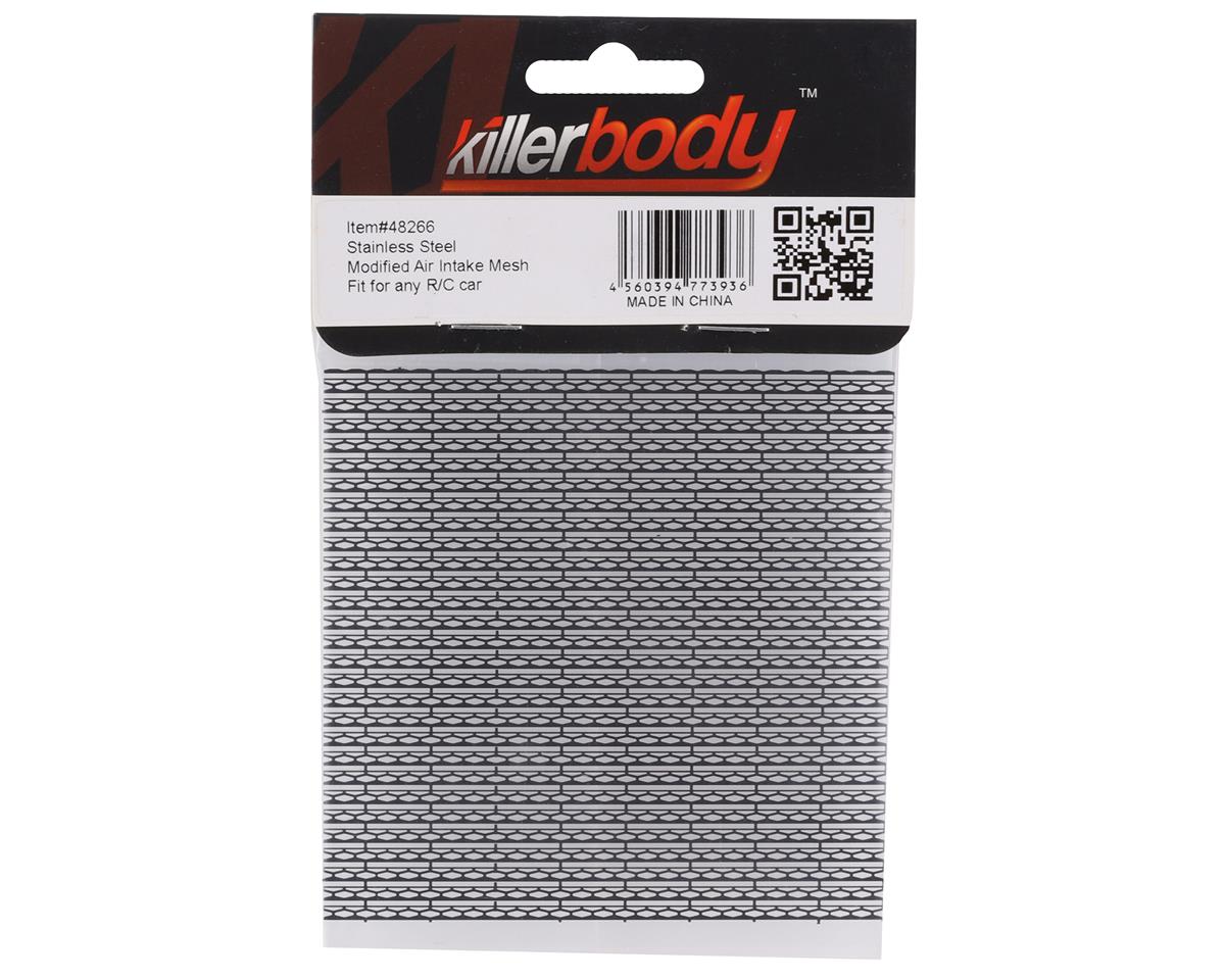 Killerbody Stainless Steel Grille Mesh (Black) (Hex Stripe)