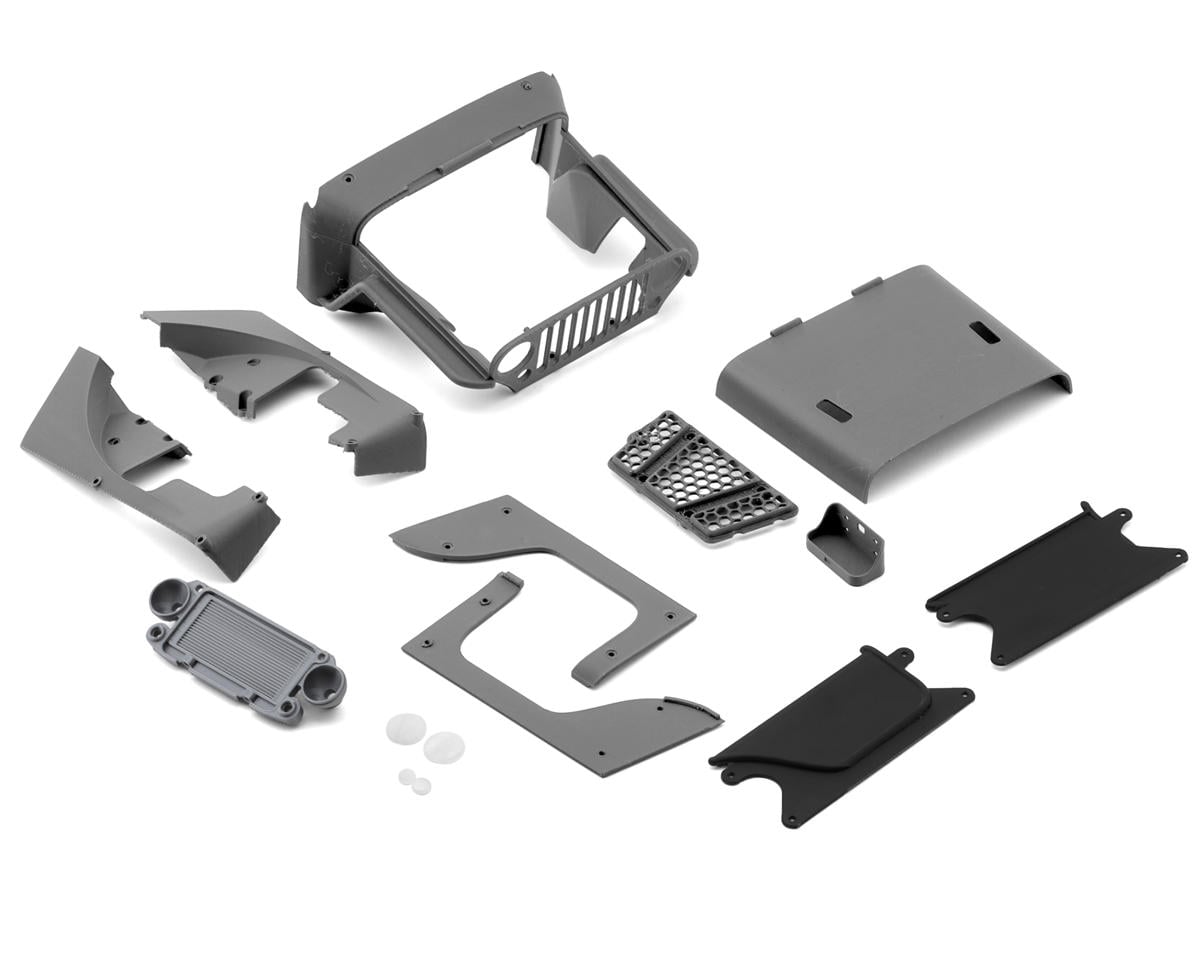 Knight Customs Vanquish H10 Optic Terra Recon LWB Body Set w/Flat Hood (Silver)