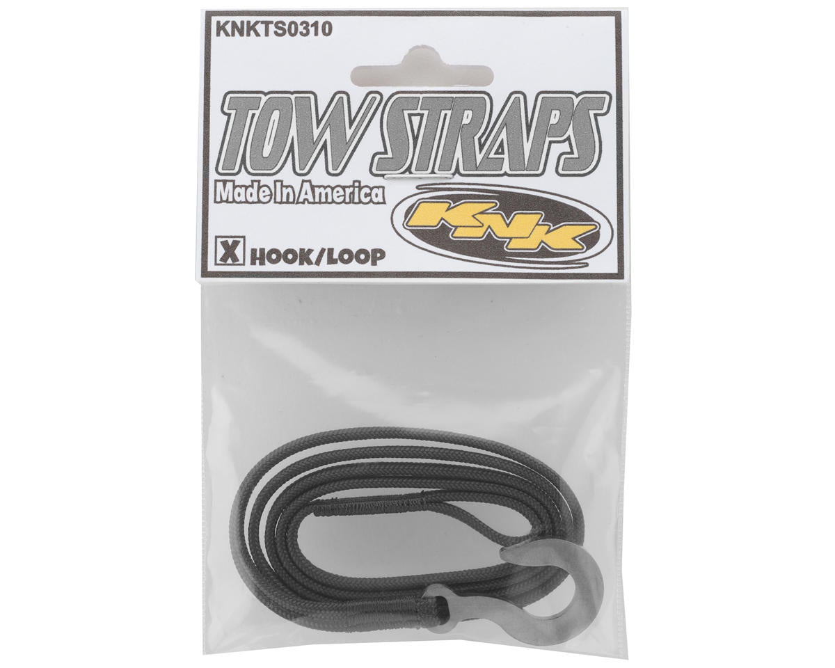 Team KNK Tow Strap and Hook (Charcoal)