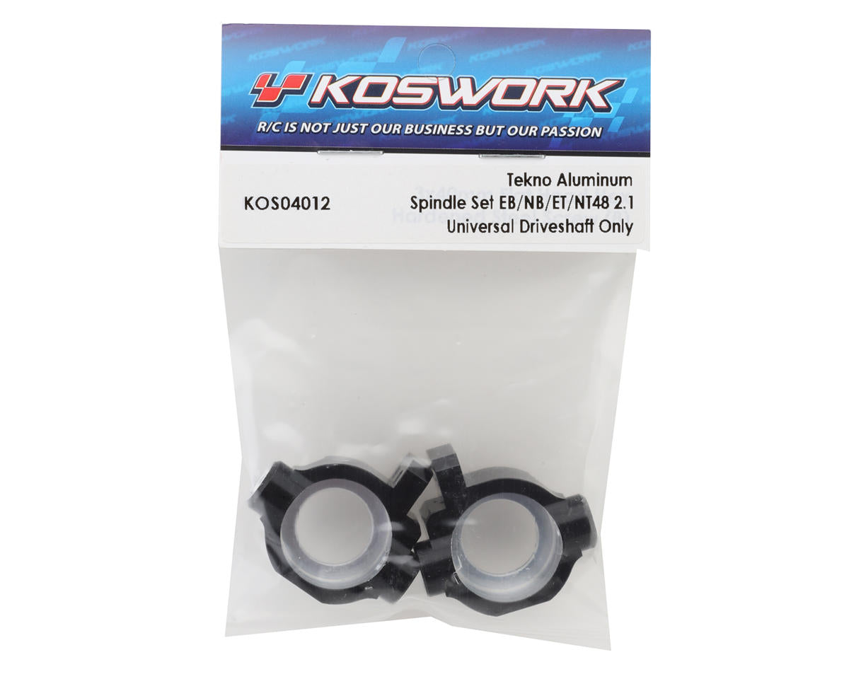 Koswork Tekno Aluminum Spindle (2) (EB48/NB48) (Universal Driveshaft)