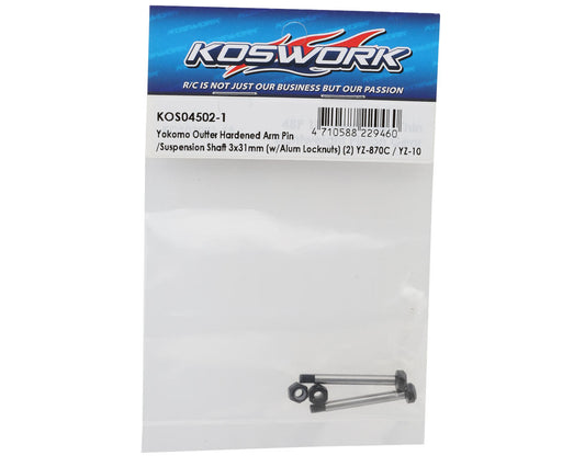 Koswork YZ-870C/YZ-10 Outer Hardened Steel Suspension Shaft (2) (3x31mm)