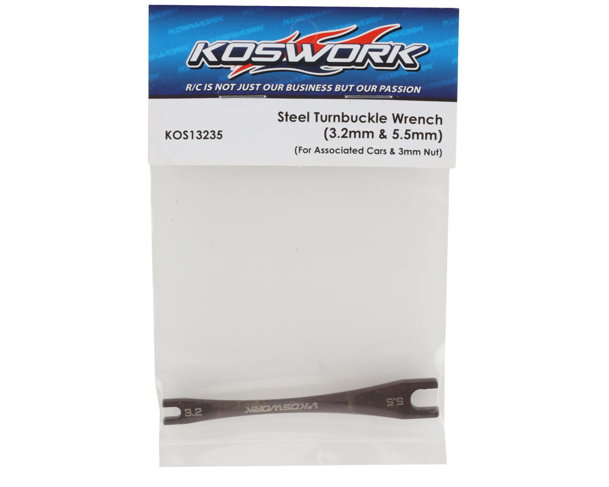 Koswork Steel Turnbuckle Wrench (3.2mm & 5.5mm)