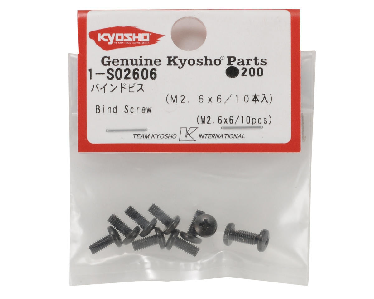 Kyosho 2.6x6mm Binder Head Screw (10)