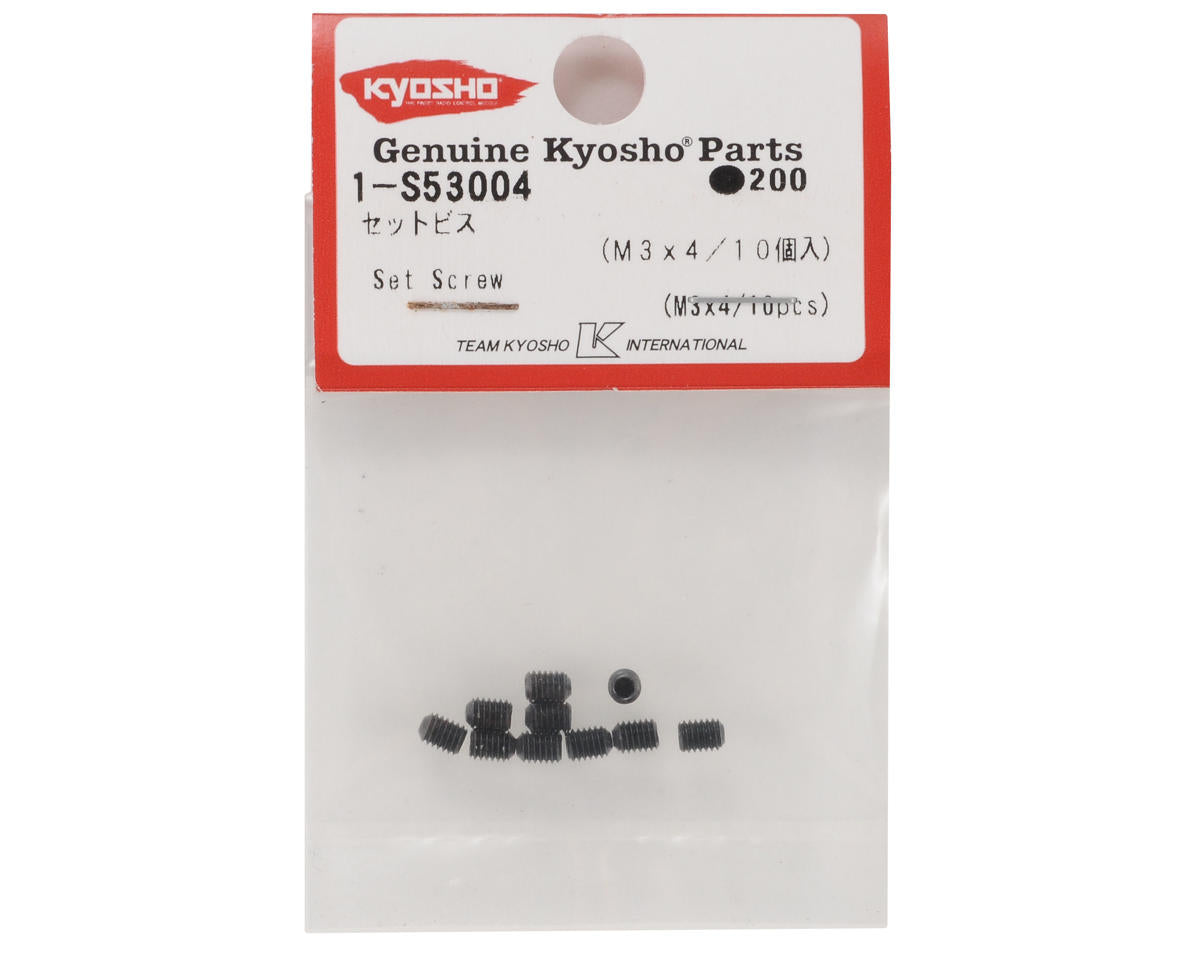 Kyosho 3x4mm Set Screw (10)