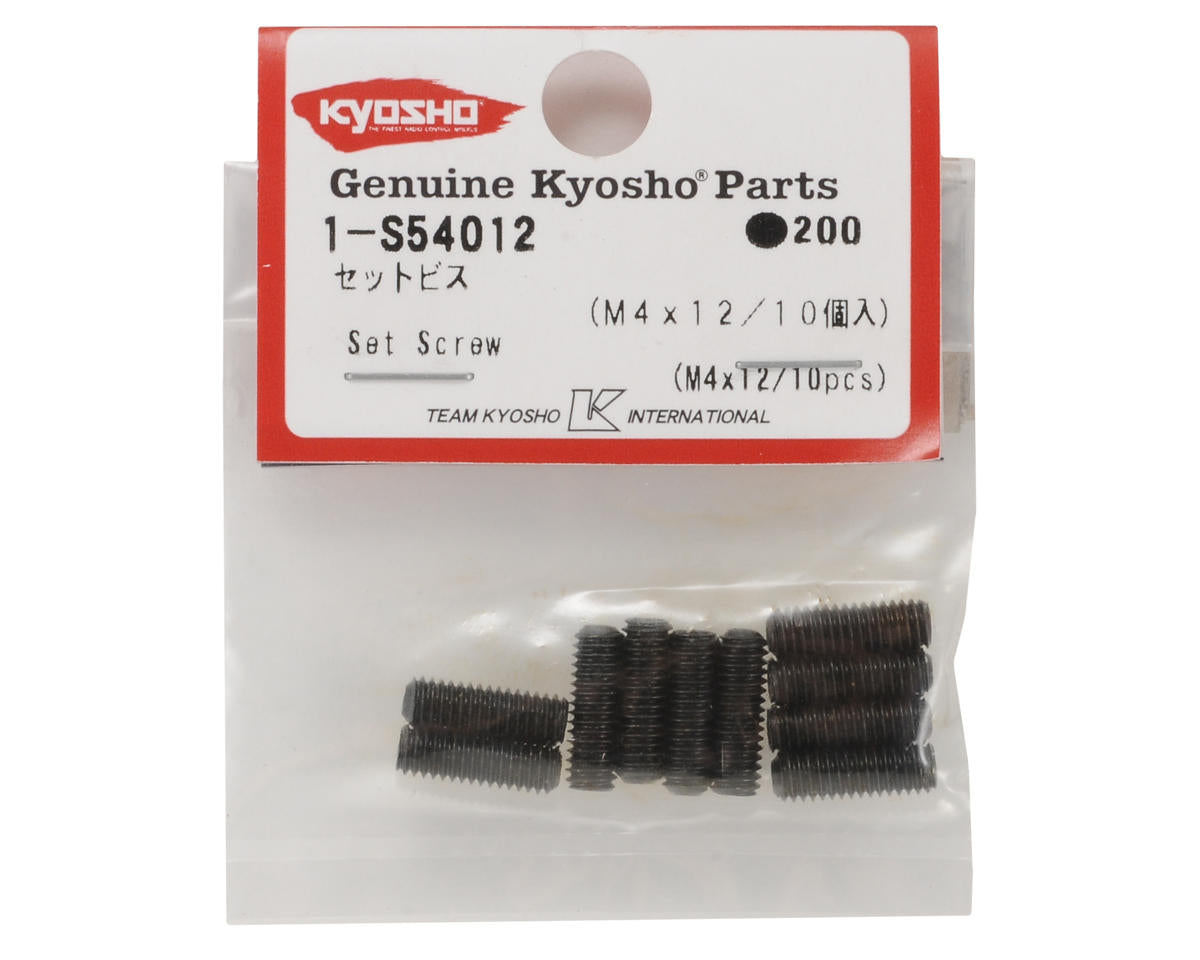 Kyosho 4x12mm Set Screw (10)