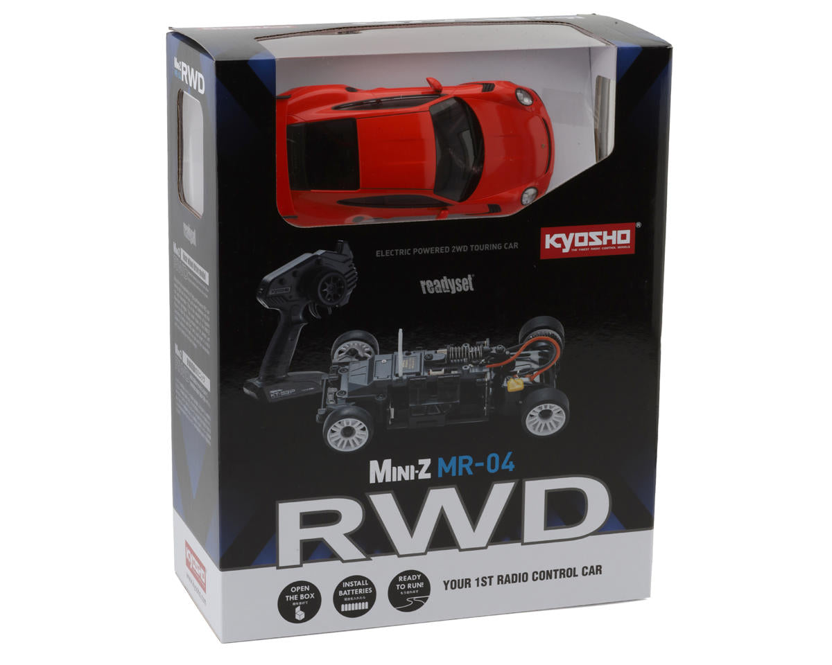 Kyosho MR-04 RWD Mini-Z ReadySet w/Porsche 911 GT Body (Red)