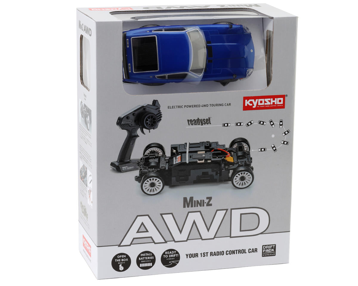 Kyosho MA-020 AWD Mini-Z Sports ReadySet w/Nissan Fairlady 240ZG Body (Blue)