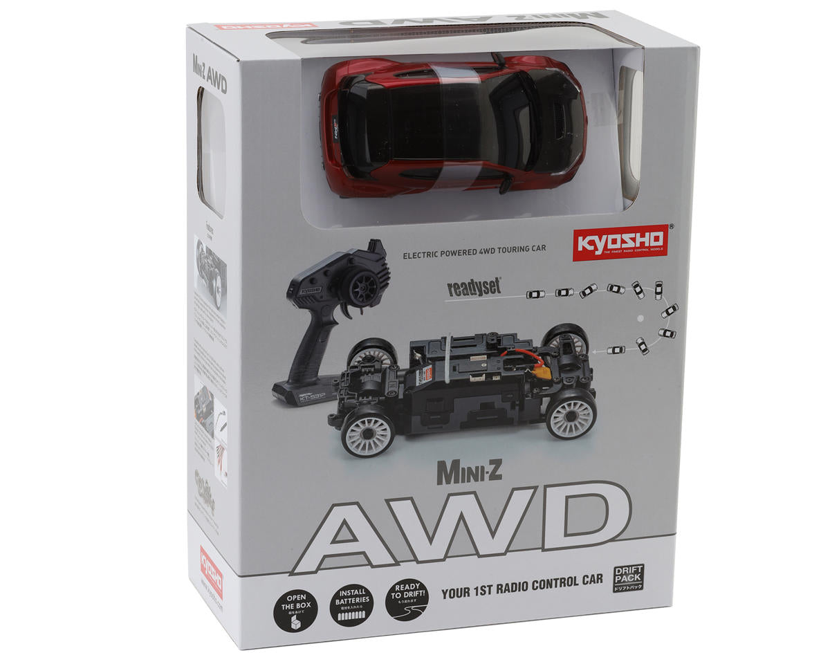 Kyosho MA-020 AWD Mini-Z ReadySet w/Toyota GRMN YARIS Rally (Red)