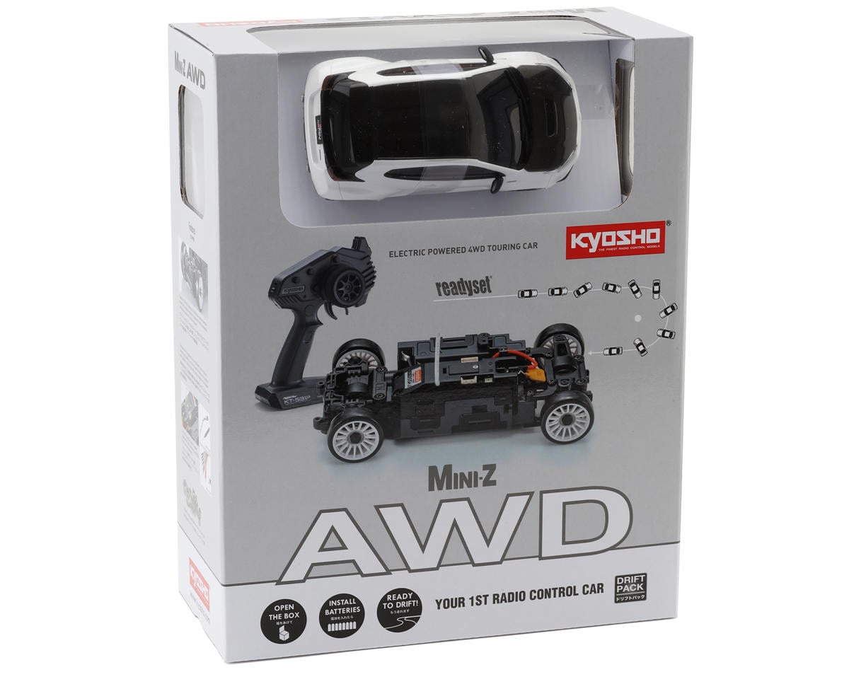 Kyosho MA-020 AWD Mini-Z ReadySet w/Toyota GRMN YARIS Rally (White)