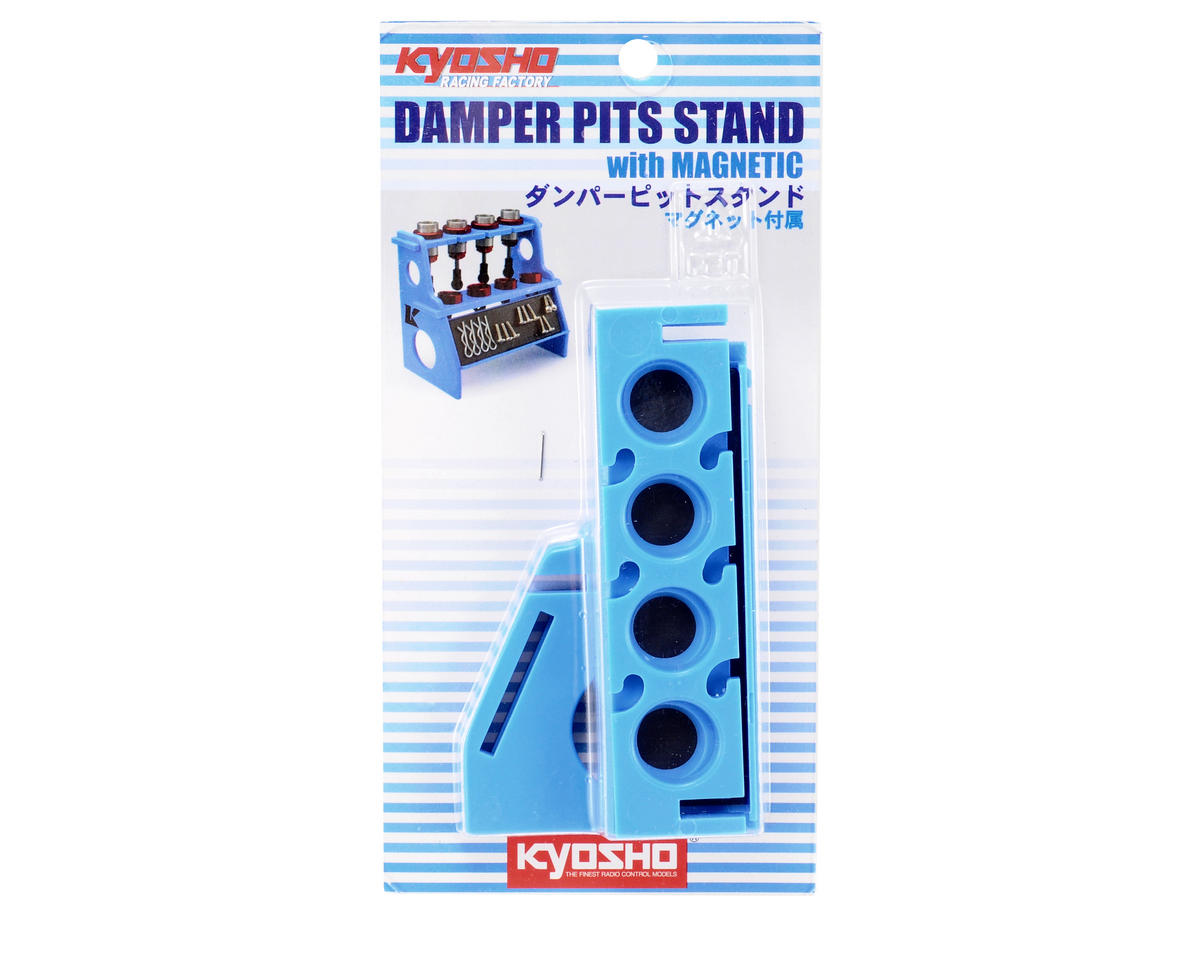 Kyosho Shock Absorber Holder w/Magnetic Strip (Blue)