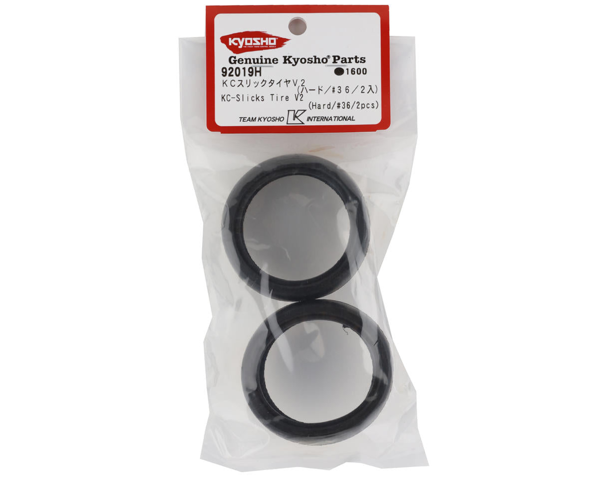 Kyosho KC-Slicks V2 Rubber Tires (2) (#36)