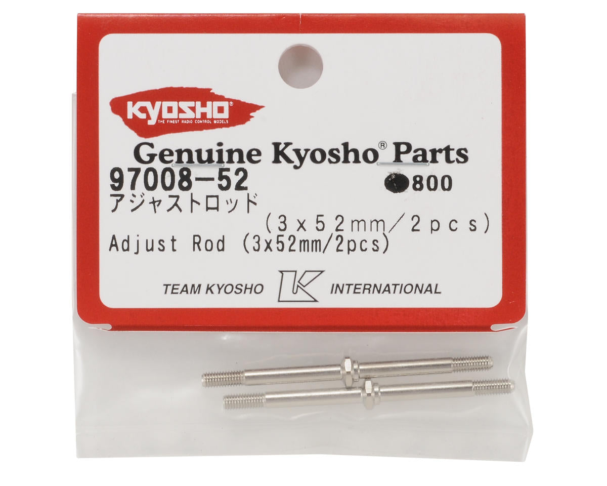 Kyosho 3x52mm Hardened Steel Turnbuckle (2)
