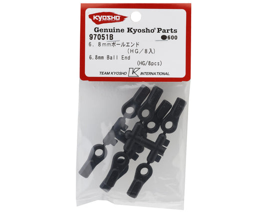 Kyosho MP9 TKI4 High Grade 6.8mm Steering Ball Ends (8)
