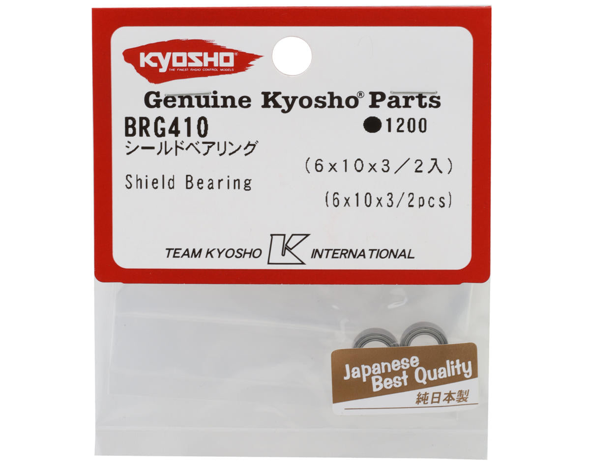 Kyosho 6x10x3mm Metal Shielded Ball-Bearings (2)