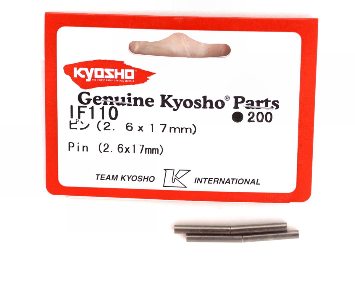 Kyosho 2.6x17mm Wheel Pins (4)