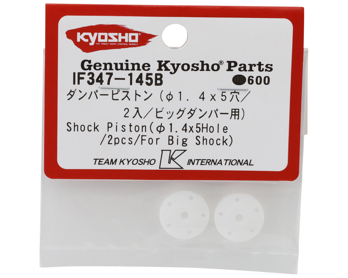 Kyosho MP777 Big Bore Shock Pistons (1.4x5 Hole) (2)