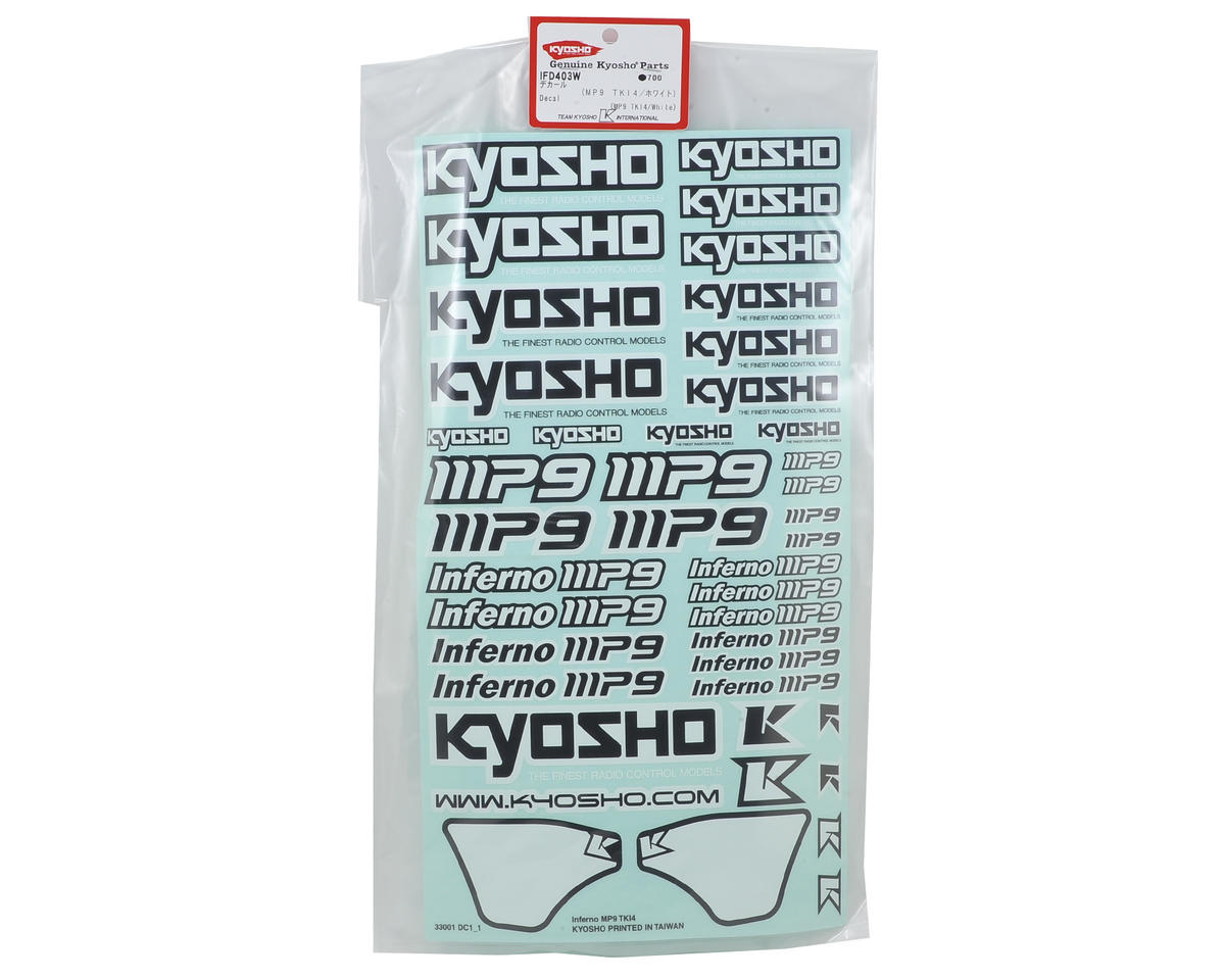 Kyosho MP9 TKI4 Decal Sheet