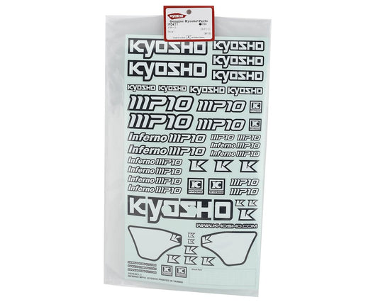 Kyosho MP10 Decal Sheet
