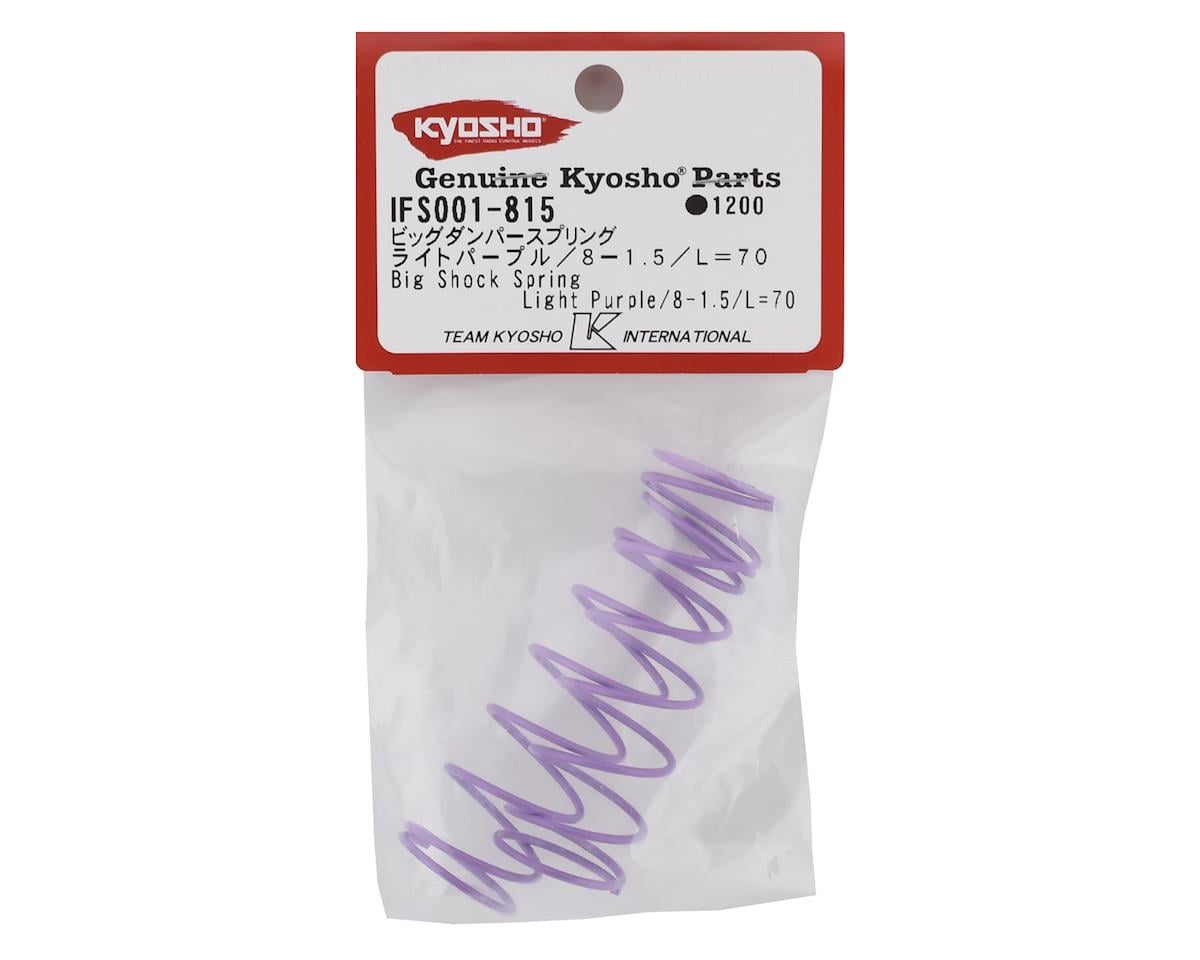 Kyosho 70mm Big Bore Front Shock Spring (Light Purple) (2) (8-1.5mm)