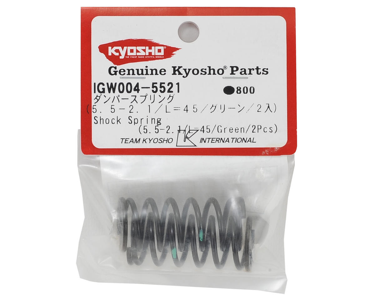 Kyosho Shock Spring (2) (5.5-2.1/L=45) (Green)