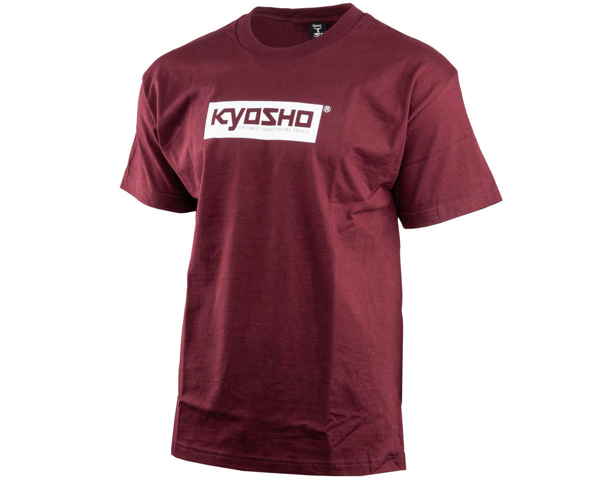 Kyosho Box Logo Beefy T T-Shirt (Burgundy) (XL)
