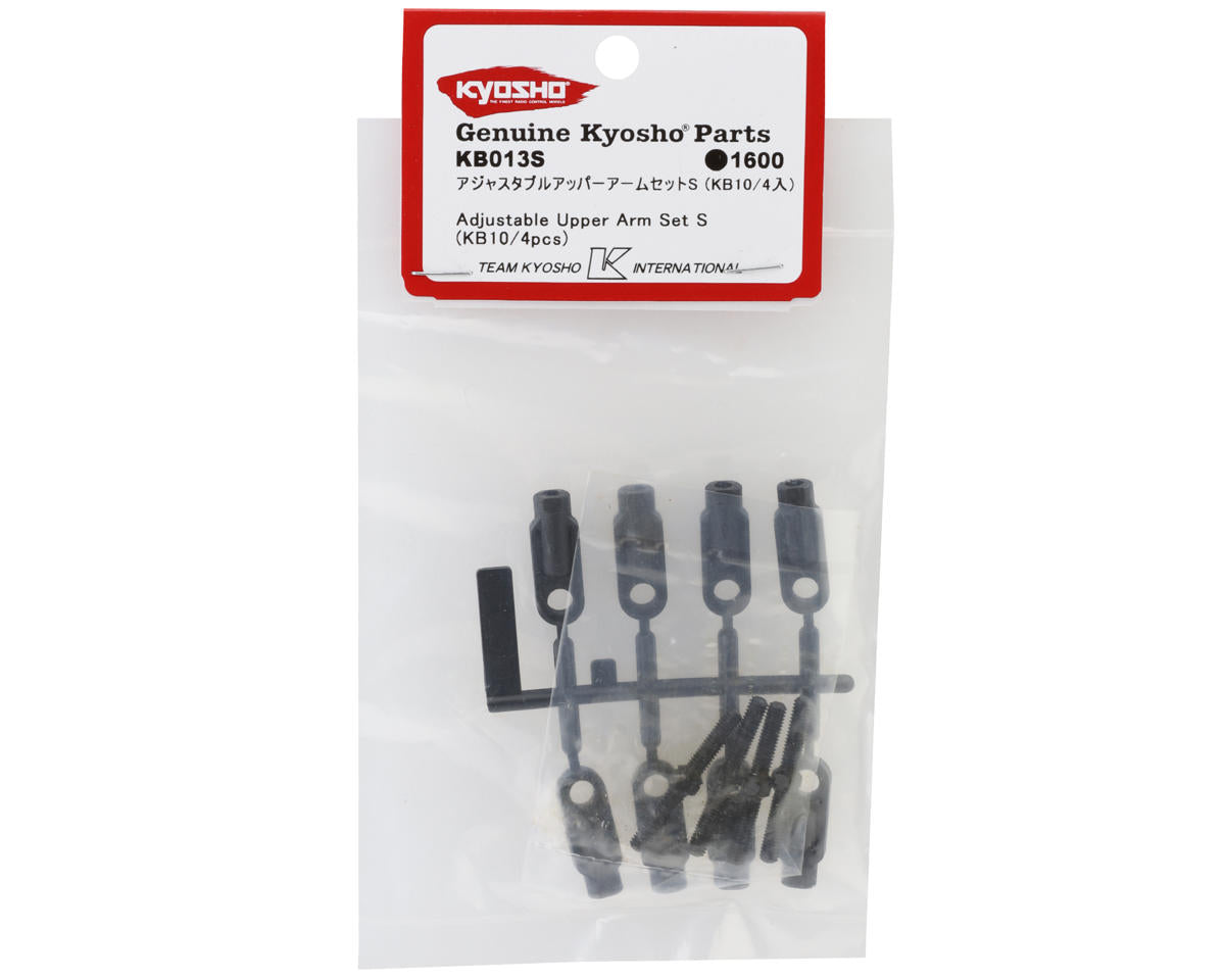 Kyosho KB10L Tacoma Adjustable Short Upper Arms/Turnbuckles (4)