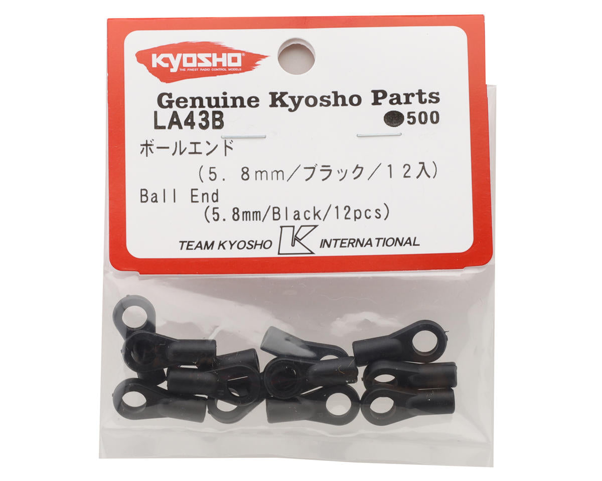 Kyosho Long 5.8mm Plastic Ball Ends (12)