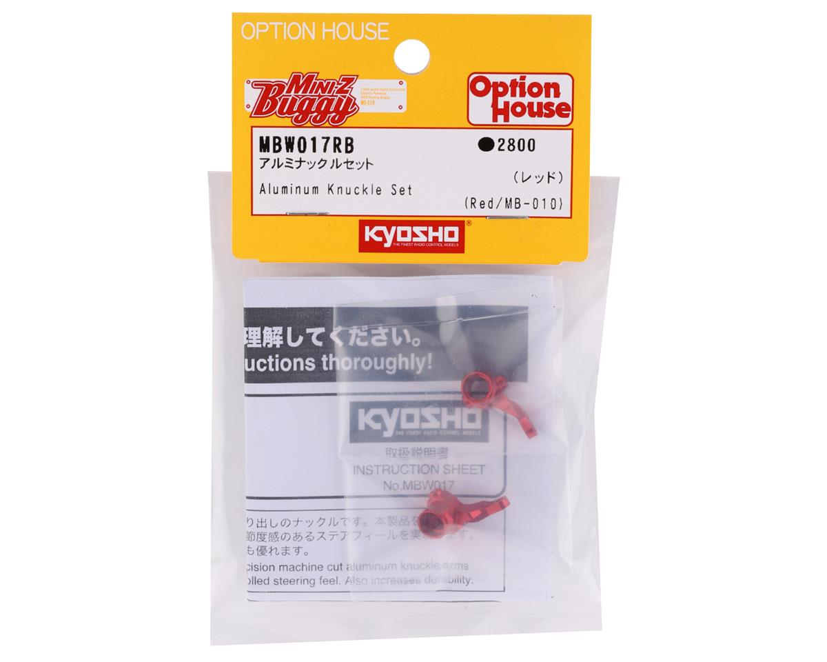 Kyosho MB-010 Aluminum Knuckle Set (Red) (2)