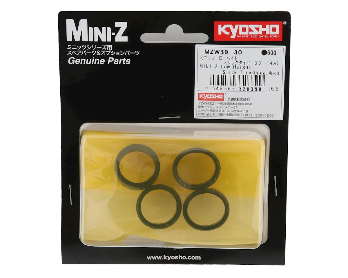 Kyosho Mini-Z Low Height Slick Tires (4) (30 Deg)
