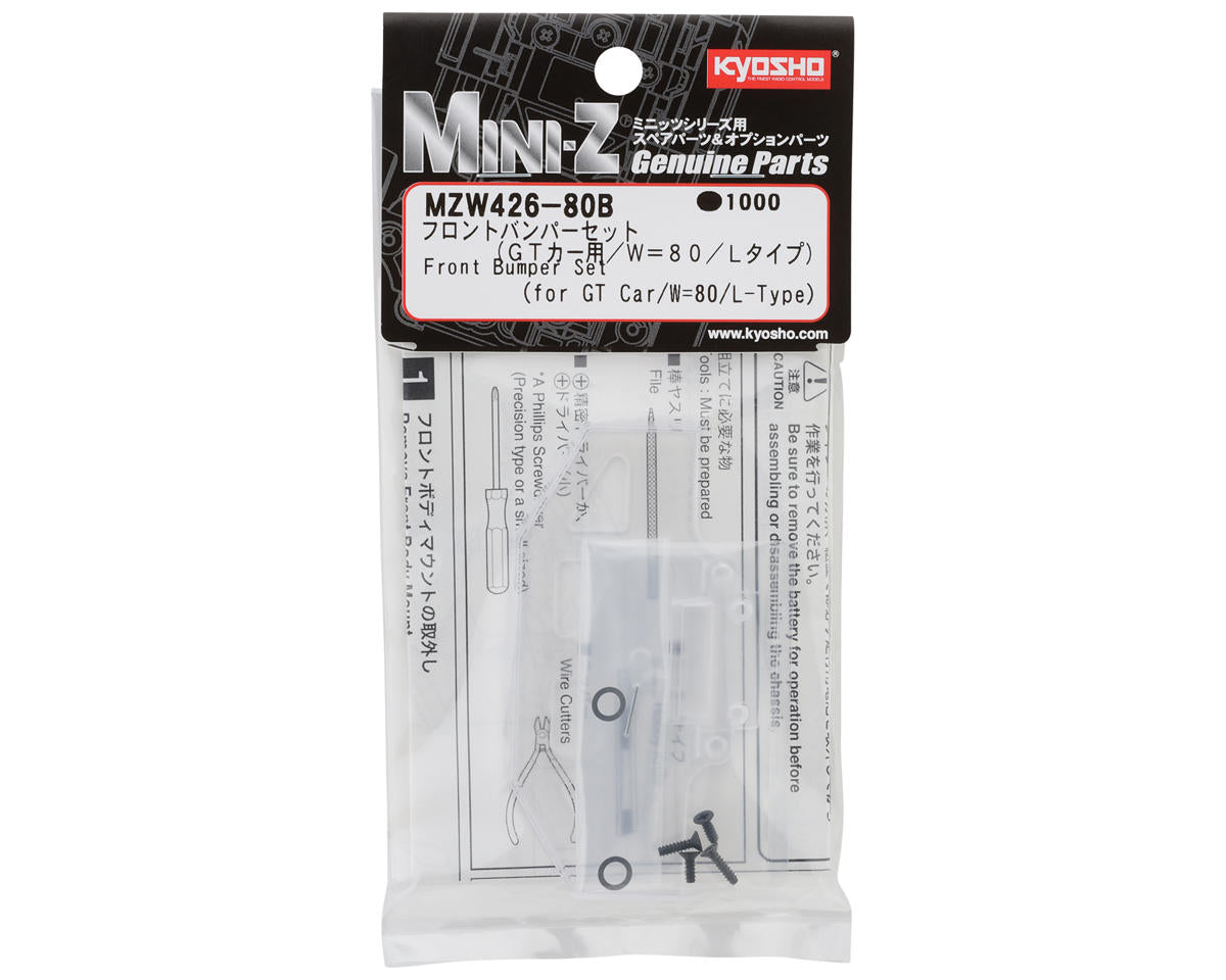 Kyosho Mini-Z MR-02/MR-03 GT Front Bumper Set (80mm L-Type)