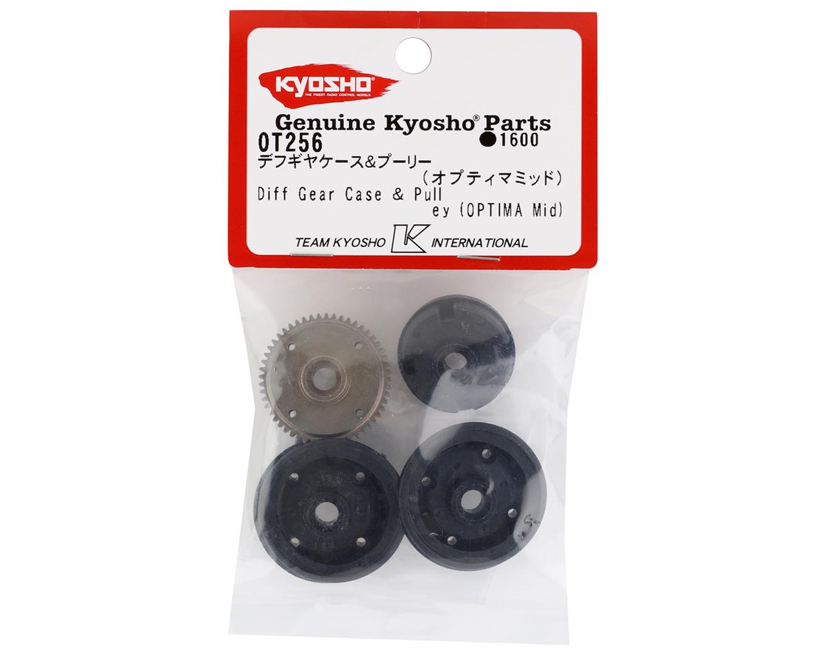 Kyosho Optima Mid Differential Gear Case Set w/Pulley