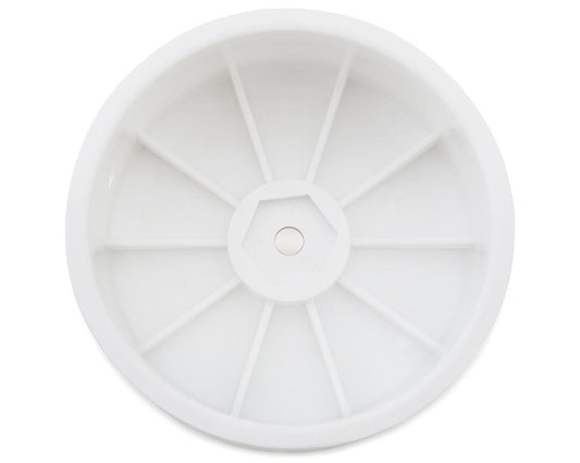 Kyosho Optima 2.2" Rear Dish Wheels (White) (2)