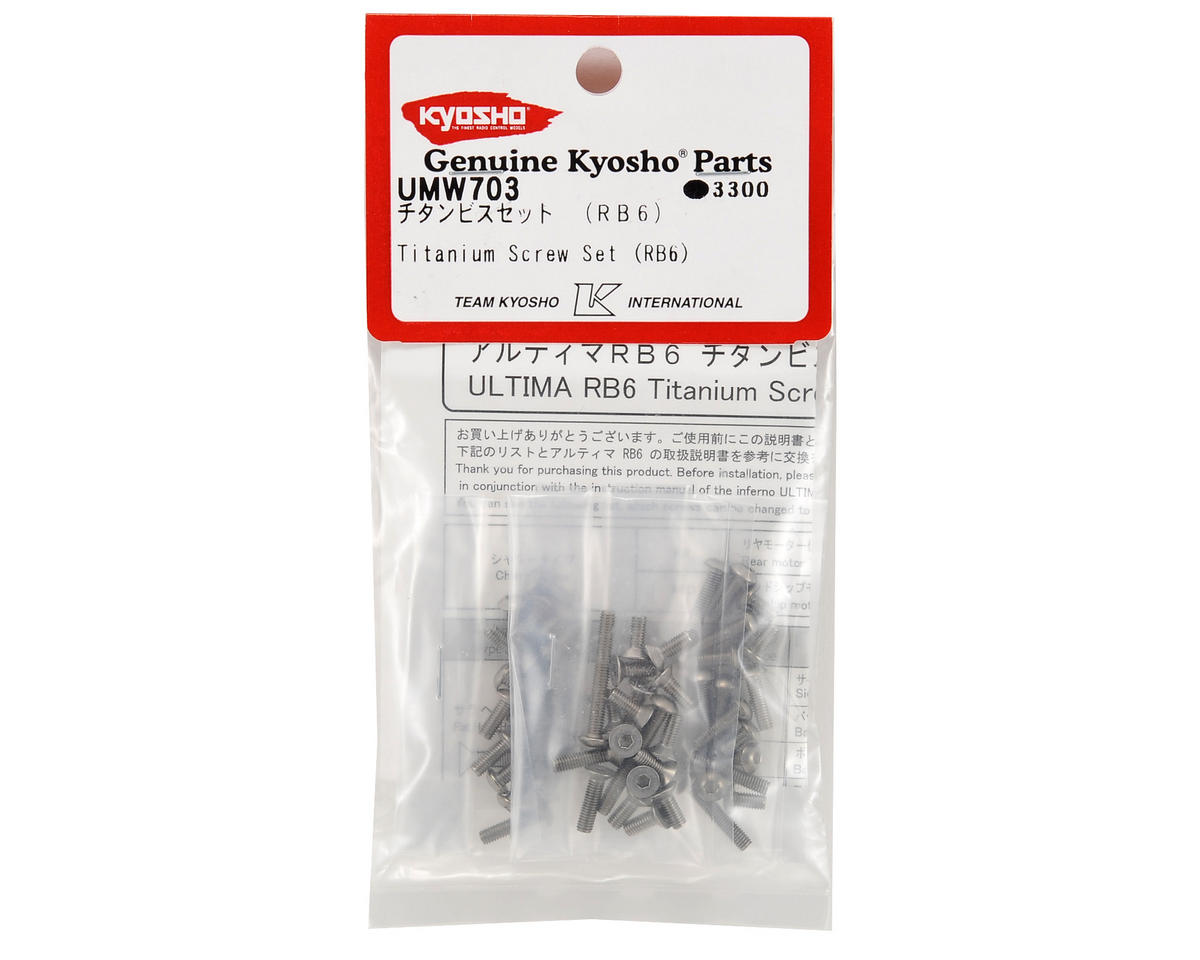 Kyosho Titanium Screw Set (RB6)