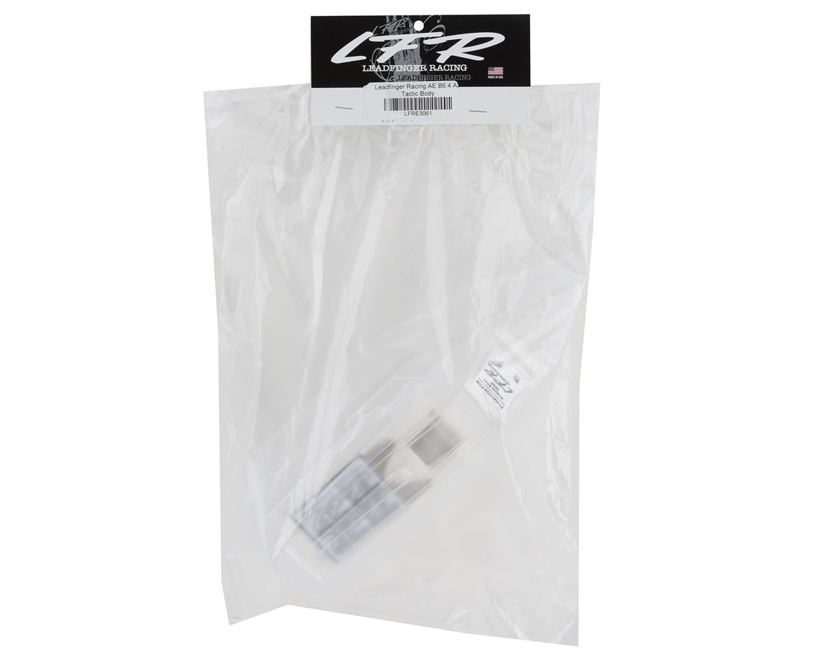 Leadfinger Racing Team Associated Tactic 1/10 Buggy Body (Clear) (B6.4)