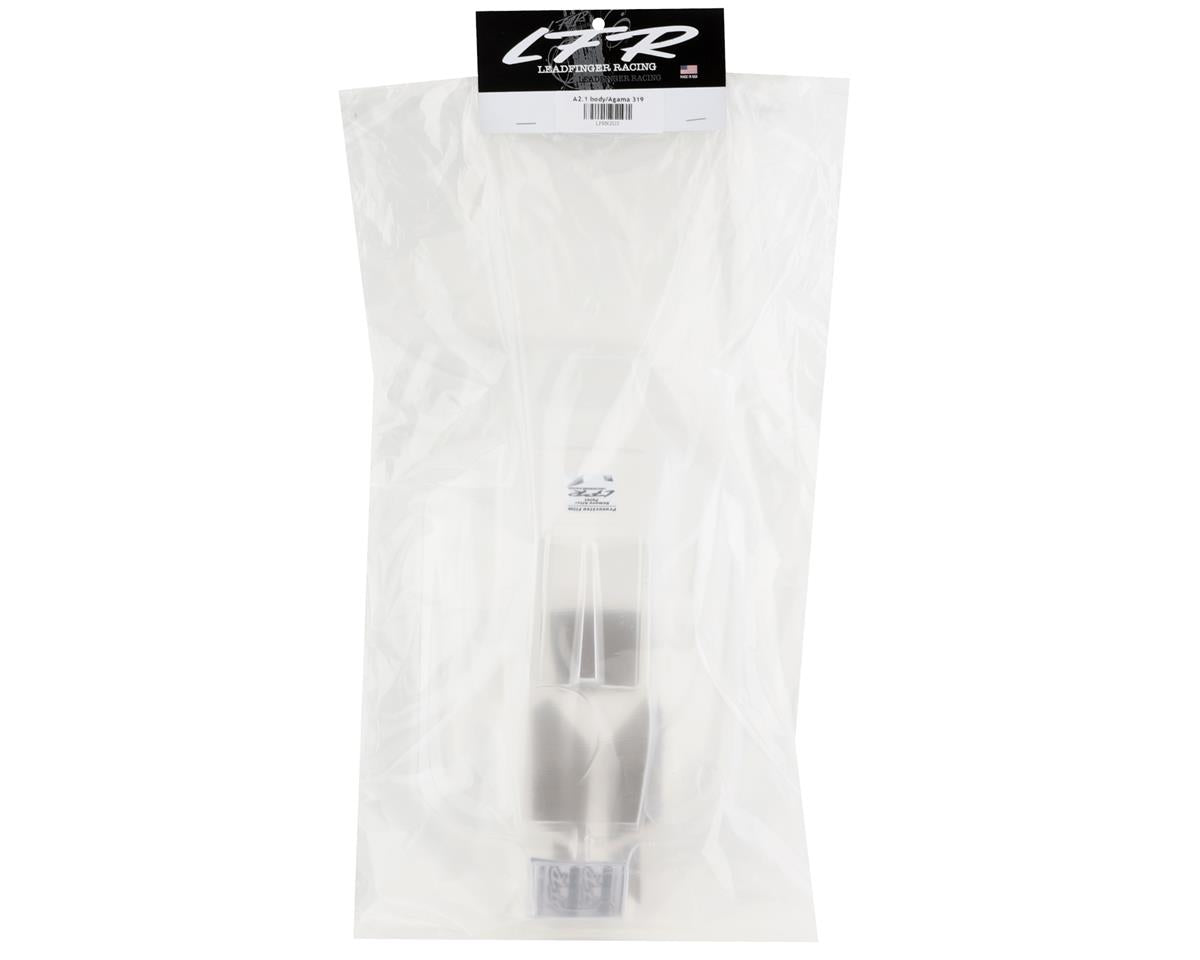Leadfinger Racing Agama 319 A2.1 Tactic 1/8 Buggy Body w/Front Wing (Clear)