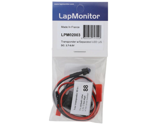LapMonitor Transponder w/Separated LED (JST Connector)