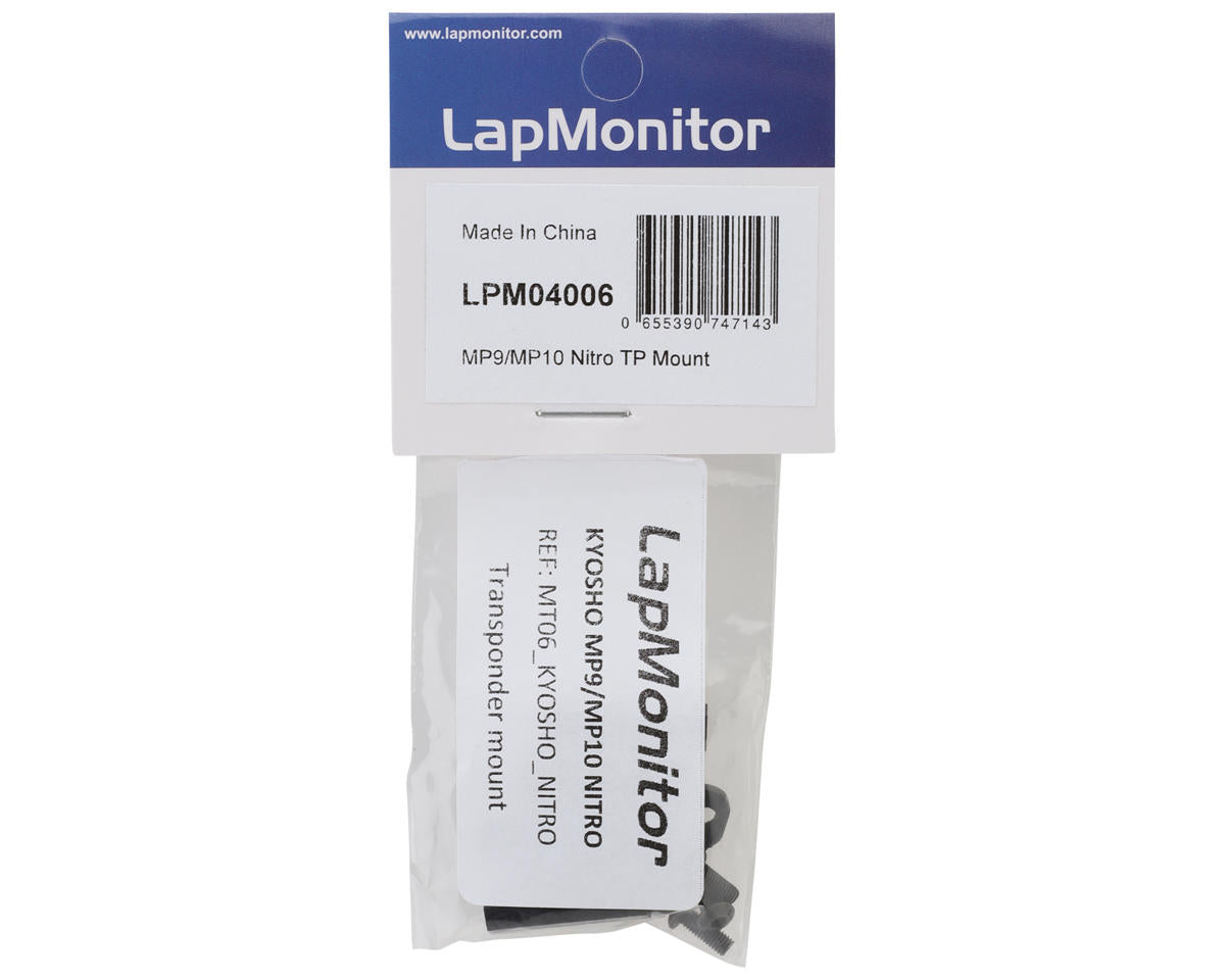 LapMonitor Kyosho Nitro MP9/MP10 Carbon Fiber Transponder Mount